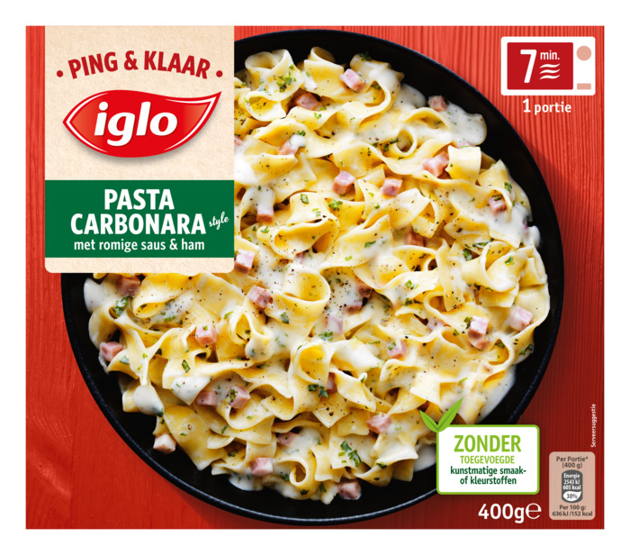 Ping en klaar pasta carbonara (Doos, 400g)