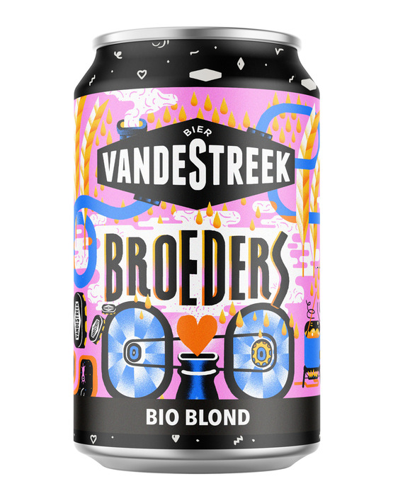 van de Streek Broeders Blond Blik 330ML (33cl)