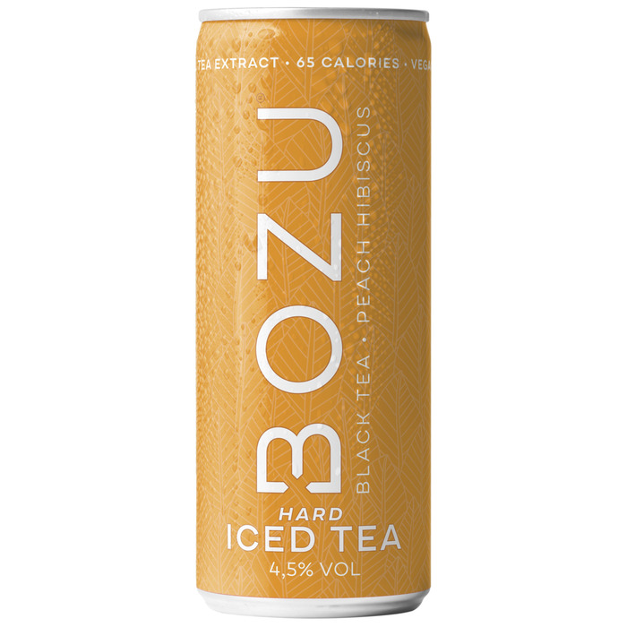 Bozu Hard iced tea peach (250ml)