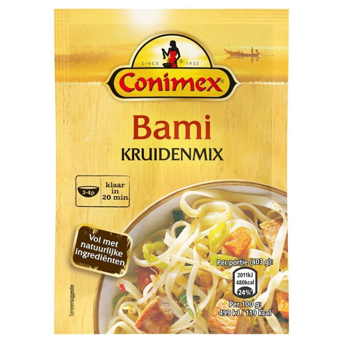 Conimex Kruidenmix voor bami (Zakje, 19g)