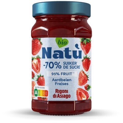 Natù Aardbeien -70% suiker spread (240g)