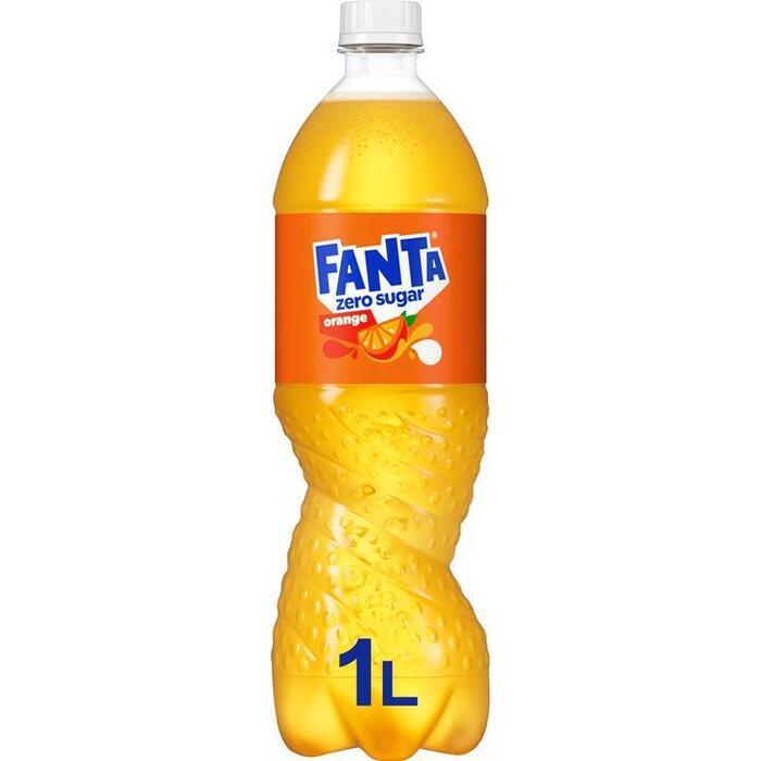 Fanta Orange zero (Fles, 1L)