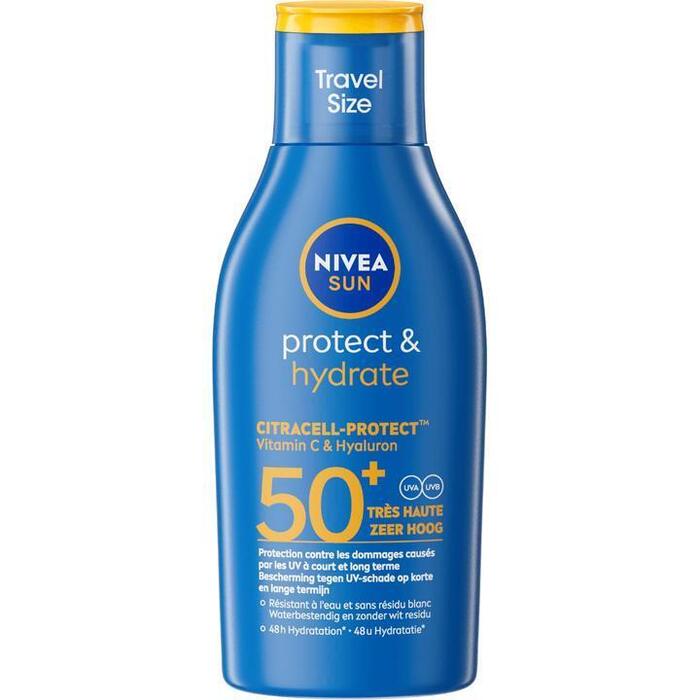 Nivea Sun Protect & hydrate melk SPF 50+ travel (100ml)