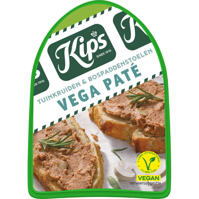 Kips Vega tuinkruiden & bospaddenstoelen paté (125g)