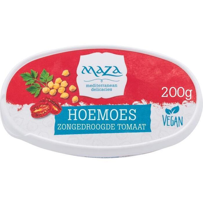 Hoemoes zongedroogde tomaat (bak, 200g)