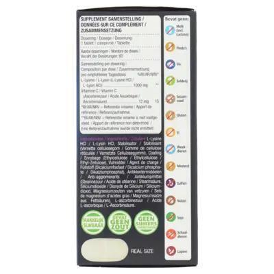 Lucovitaal L-Lysine 1000 mg tabletten (60 × 1.58g)