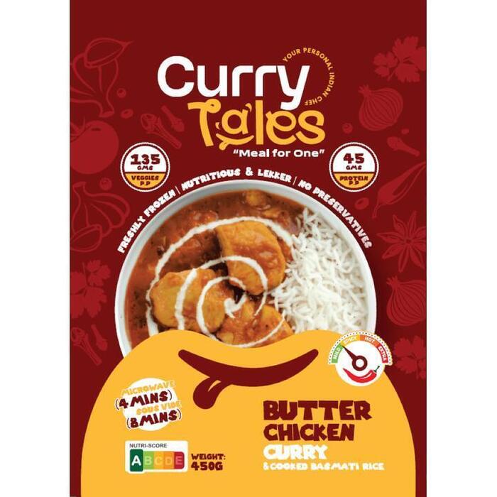 CurryTales Boterkip met Rijst Vriesvers 450g (450g)