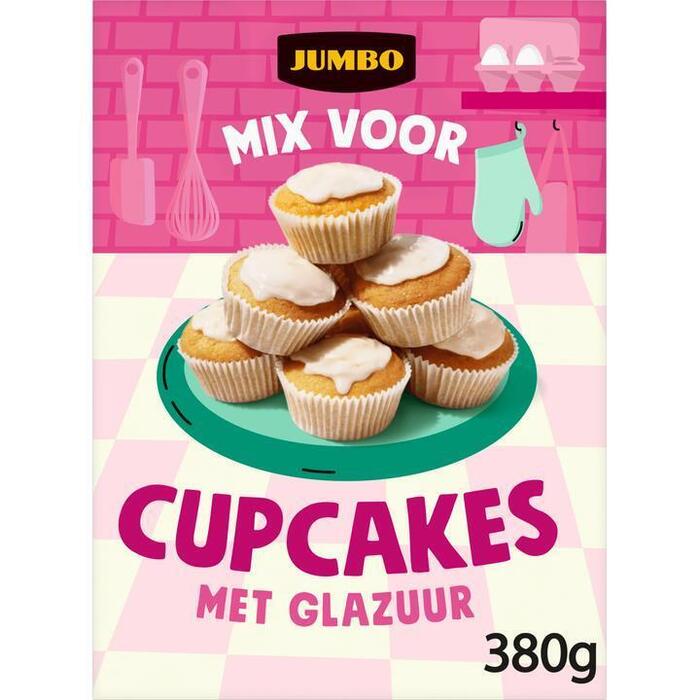Jumbo Mix voor Cup Cakes met Glazuur 380g (380g)