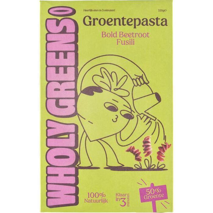 Wholy Greens Groentepasta Bold Beetroot Fusili 320g (320g)