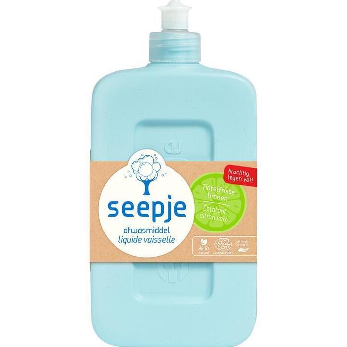 Seepje Afwasmiddel tintelfrisse limoen geur (0.5L)