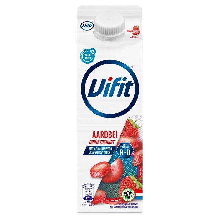 Drink aardbei (Pak, 0.5L)