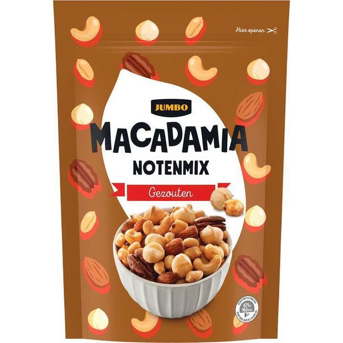 Jumbo Gezouten Macadamia Mix 200g (200g)
