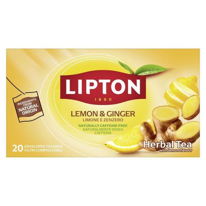 Lipton Lemon & Ginger 20 stuks