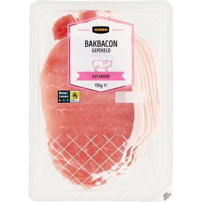 Jumbo Bakbacon Gepekeld 6 Plakken (150g)