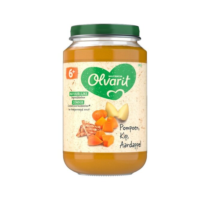 Pompoen kip aardappel 6 mnd (Pot, 200g)