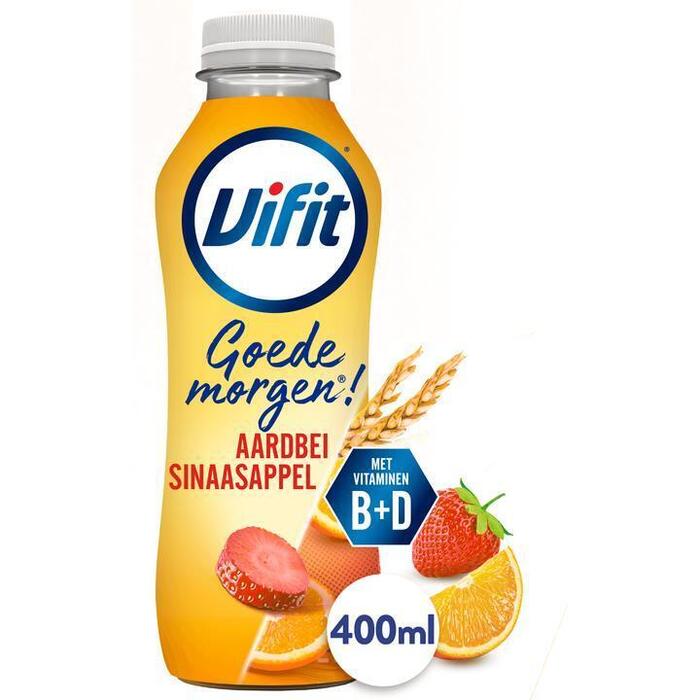 Goedemorgen drink aardbei sinaasappel (Fles, 40cl)