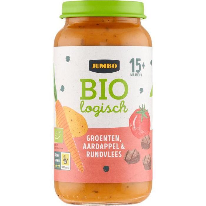 Jumbo Biologisch Babyvoeding Groenten Aardappel & Rundvlees 15+ Maanden 250g (250g)