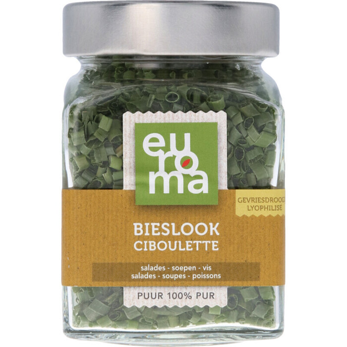 Euroma Bieslook Vriesdroog 6, 5g (Pot, 6.5g)