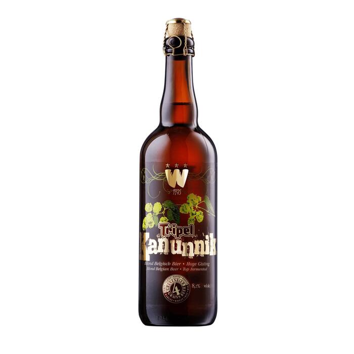 Wilderen Tripel Kanunnik Fles 75cl (Fles, 0.75L)