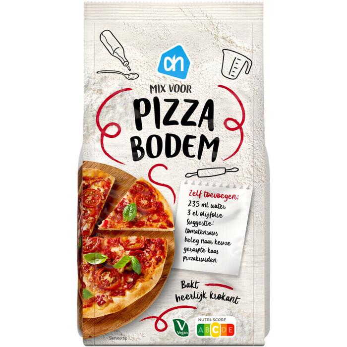 AH Mix voor pizzabodem (450g)