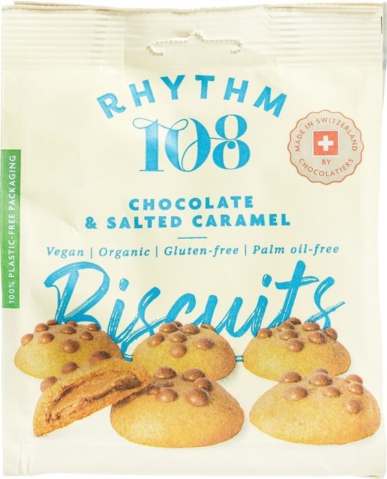 Chocolate & salted caramel biscuits (135g)