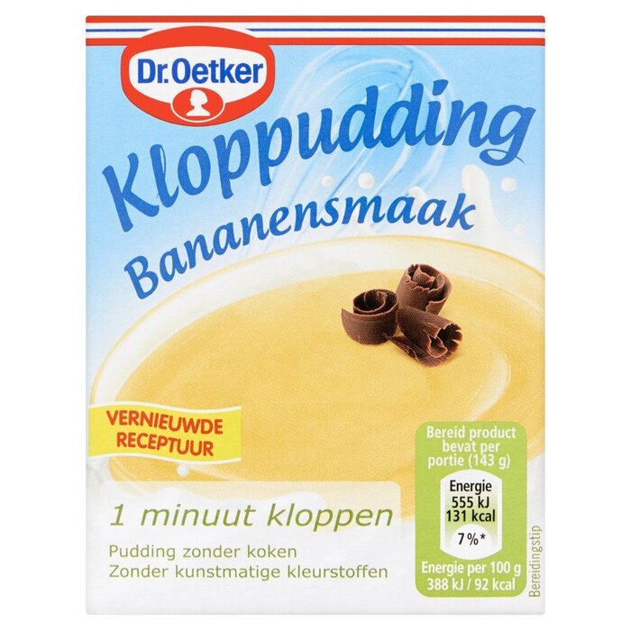 Kloppudding Banaan (Doos, 74g)