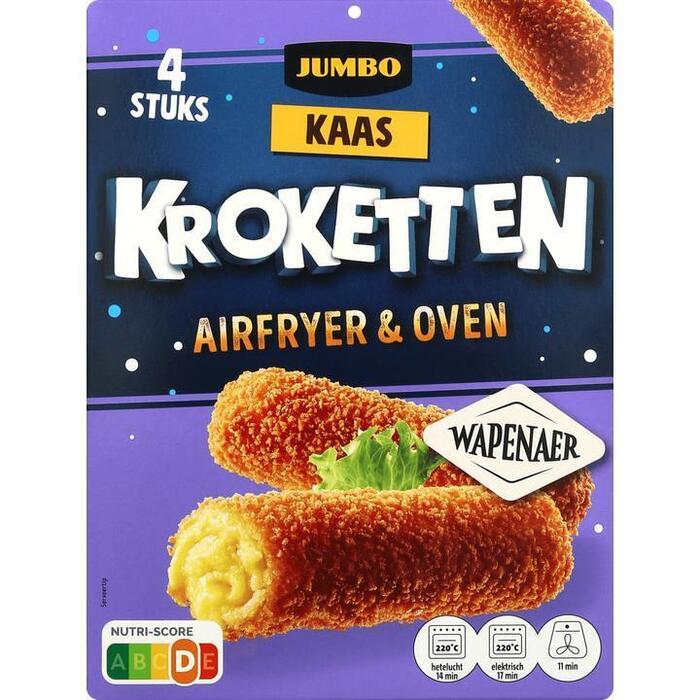 Jumbo Kaas Kroketten Airfryer & Oven Wapenaer 4 Stuks (280g)