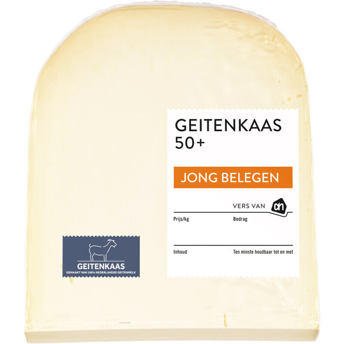 AH Geitenkaas jong belegen 50+ stuk (370g)