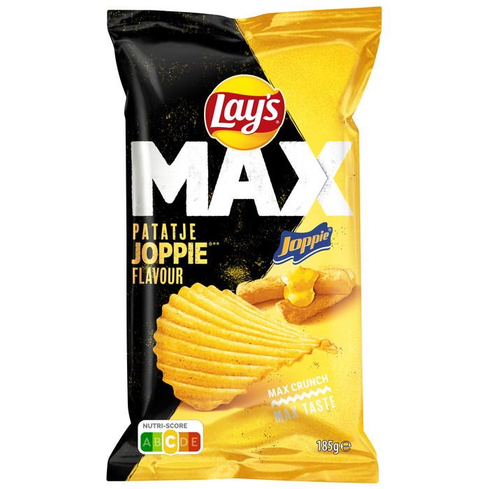 Lay's Max Ribbel Chips Patatje Joppie 185 gr (185g)