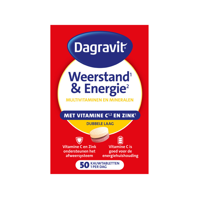 Dagravit Vitaminen totaal 30 weerstand & energie (50 × 2.54g)
