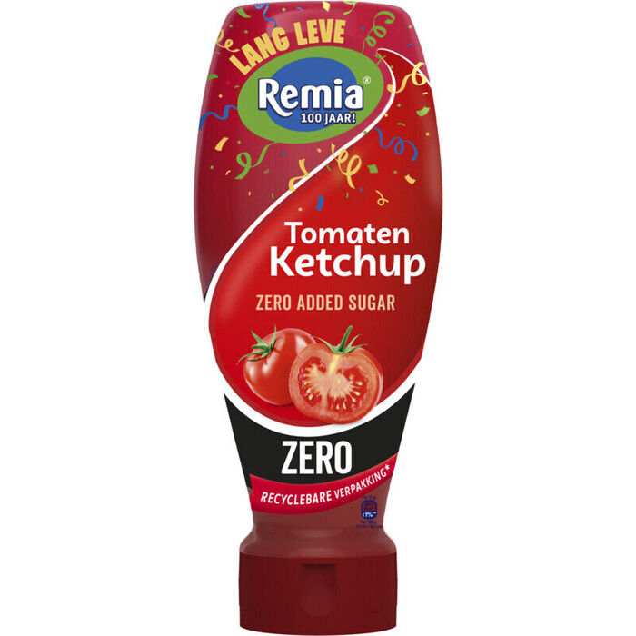Remia Tomaten Ketchup Zero Added Sugar 500 ml (0.5L)
