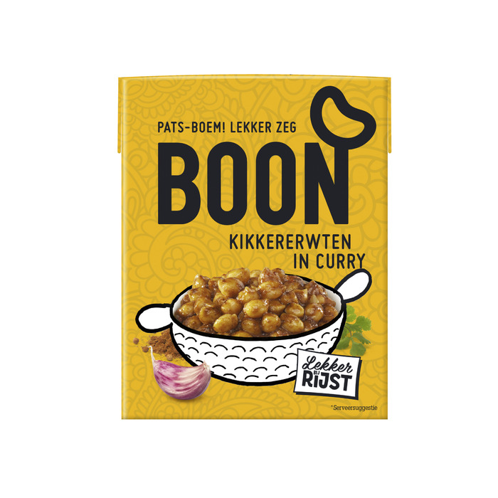 Boon Kikkererwten in Curry 380 g (380g)