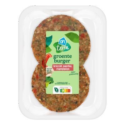 AH Terra Groenteburger broccoli paprika (160g)