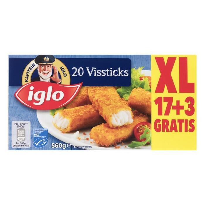 Vissticks (Doos, 560g)