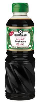 Kikkoman Soy sauce less salt (48cl)