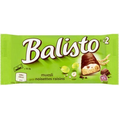 Balisto Muesli (stuk, 2 × 18.5g)