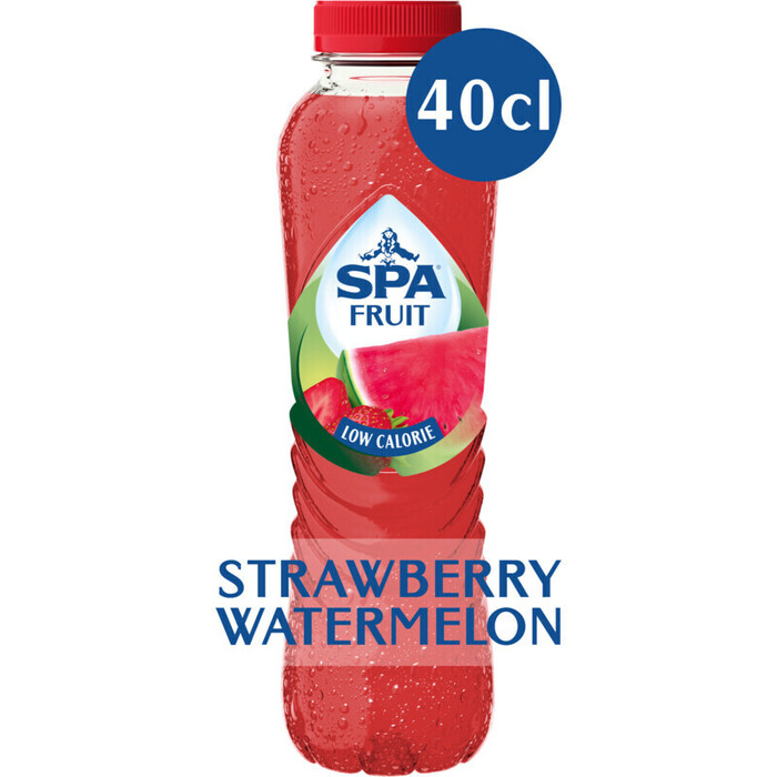 SPA FRUIT Niet-Bruisende Fruitige Frisdrank Strawberry Watermelon 40 cl (Fles, 40cl)
