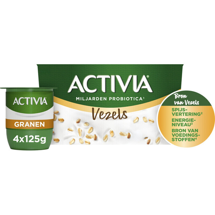 Activia Yoghurt granen (Set, 4 × 125g)