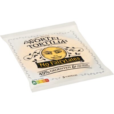 No Fairytales Wortel tortilla wrap (Zak, 200g)