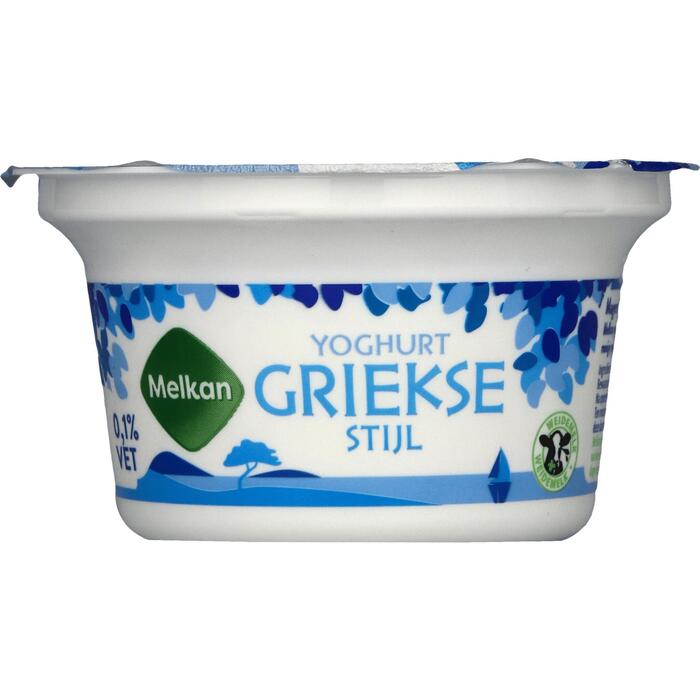 Yoghurt griekse stijl 0.1% vet (Kuipje, 150g)