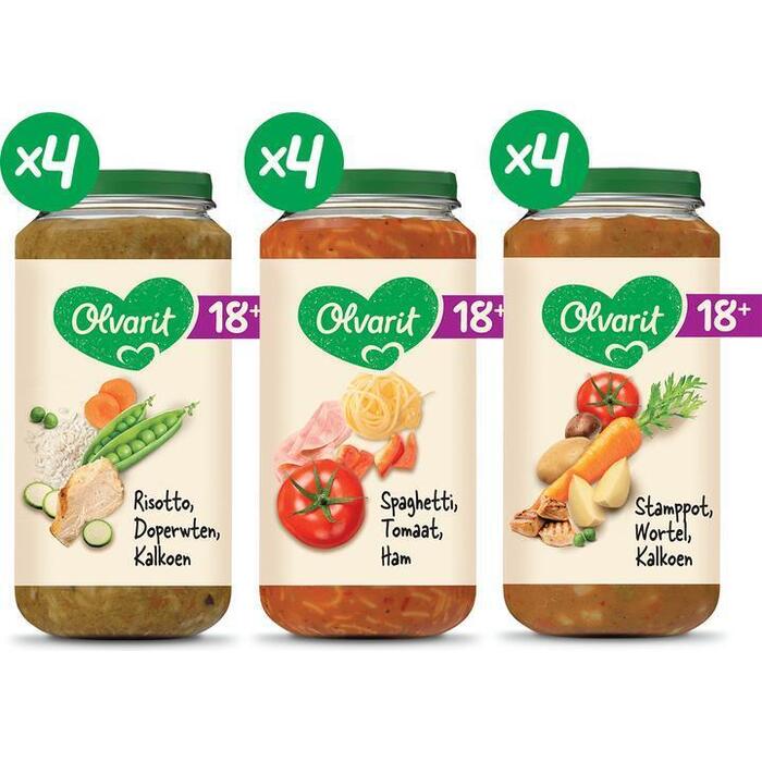 Olvarit Variatiemenu Maaltijd 18 mnd 18+ Maanden 250 g (250g)