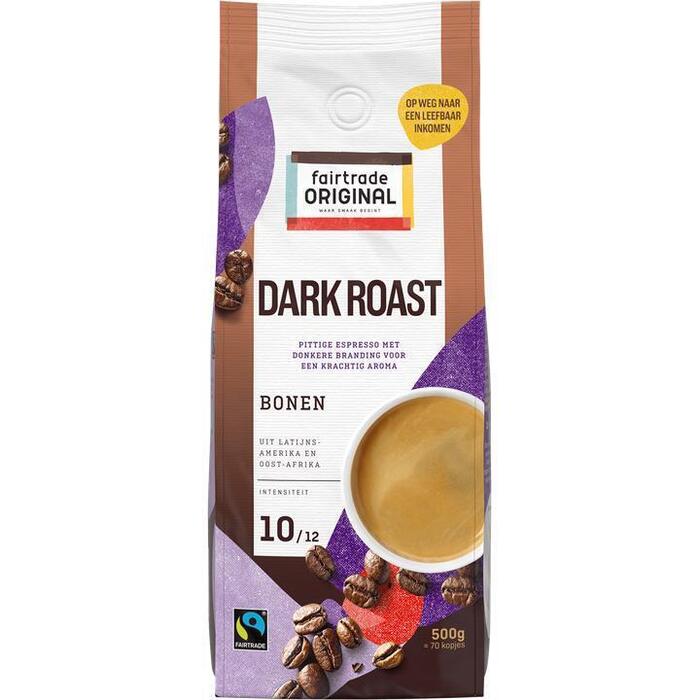 Fairtrade Original Dark Roast Bonen 500g (500g)