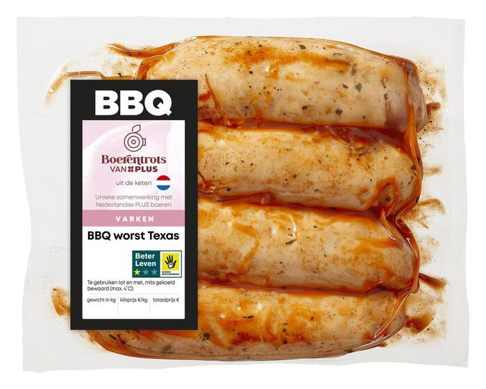 BBQ worst Texas - ketenvlees (4 × 70g)