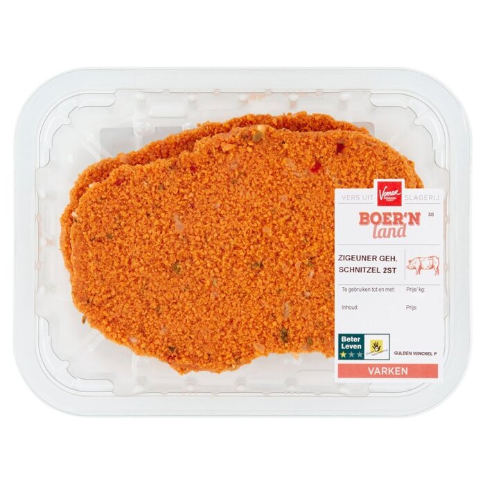 Vomar Boer'n Land Zigeuner Geh. Schnitzel Varken 2 Stuks 200 g (200g)