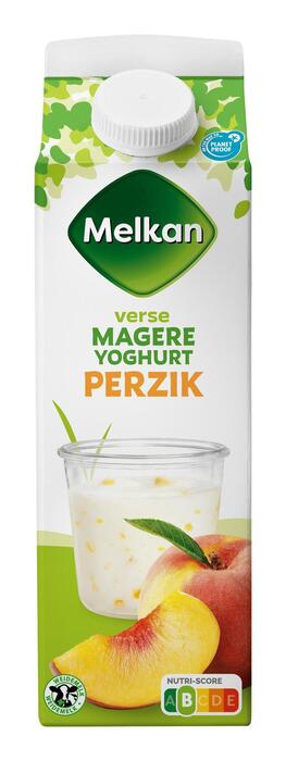Magere Yoghurt met Perzik (Pak, 1L)