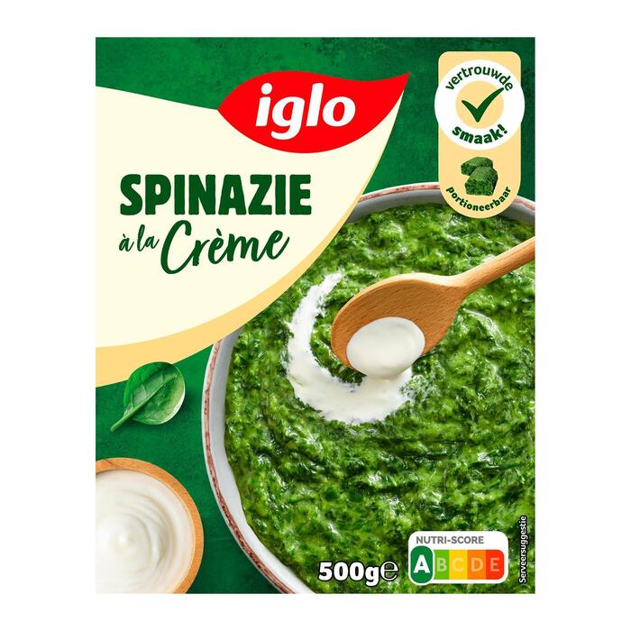 Iglo Spinazie á la creme (Doos, 500g)