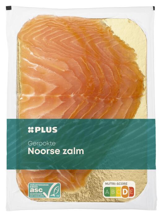 Noorse gerookte zalm, getrancheerd (100g)