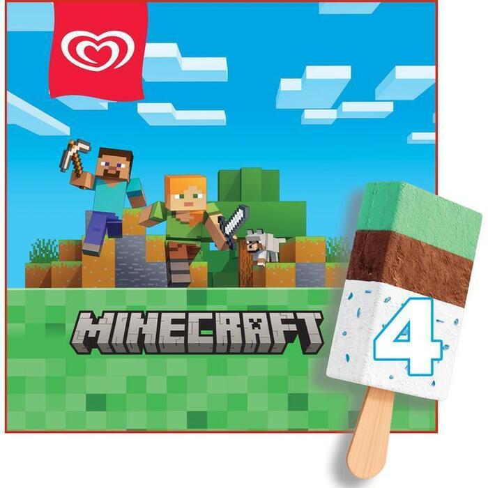Ola IJs Minecraft 4 x 75 ml (184g)