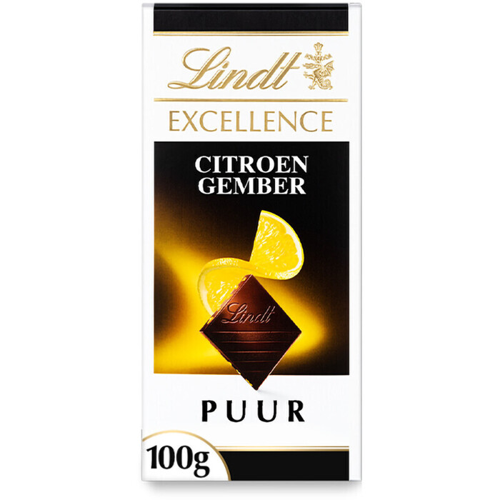 Lindt Excellence ginger lemon (100g)