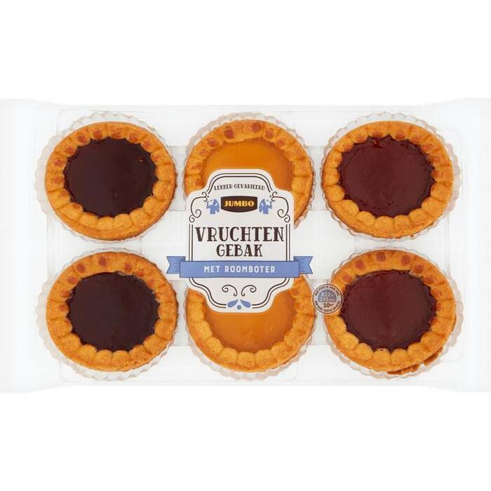 Jumbo Vruchten Gebakjes 6 Stuks (300g)